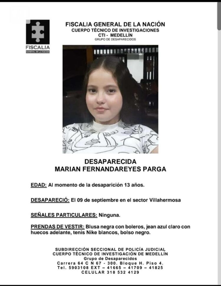 Video | María Fernanda Reyes Parga está desaparecida desde el 9 de septiembre 2 DESAPARECIDA